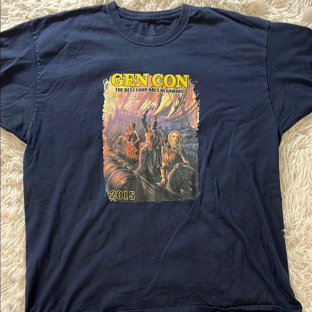 Gen Con 2015 Gaming Graphic Tee Adult Size 2XL